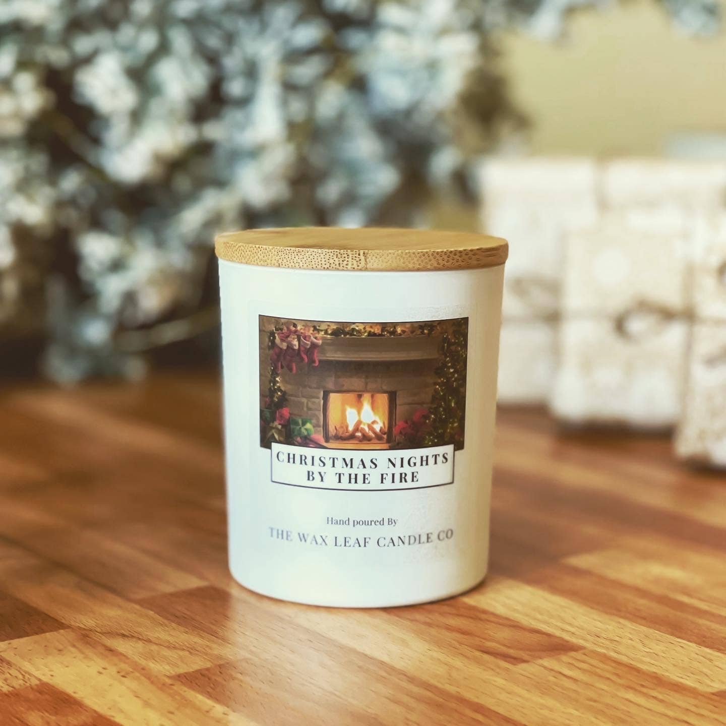 Christmas Nights By The Fire Woodwick Soy Candle