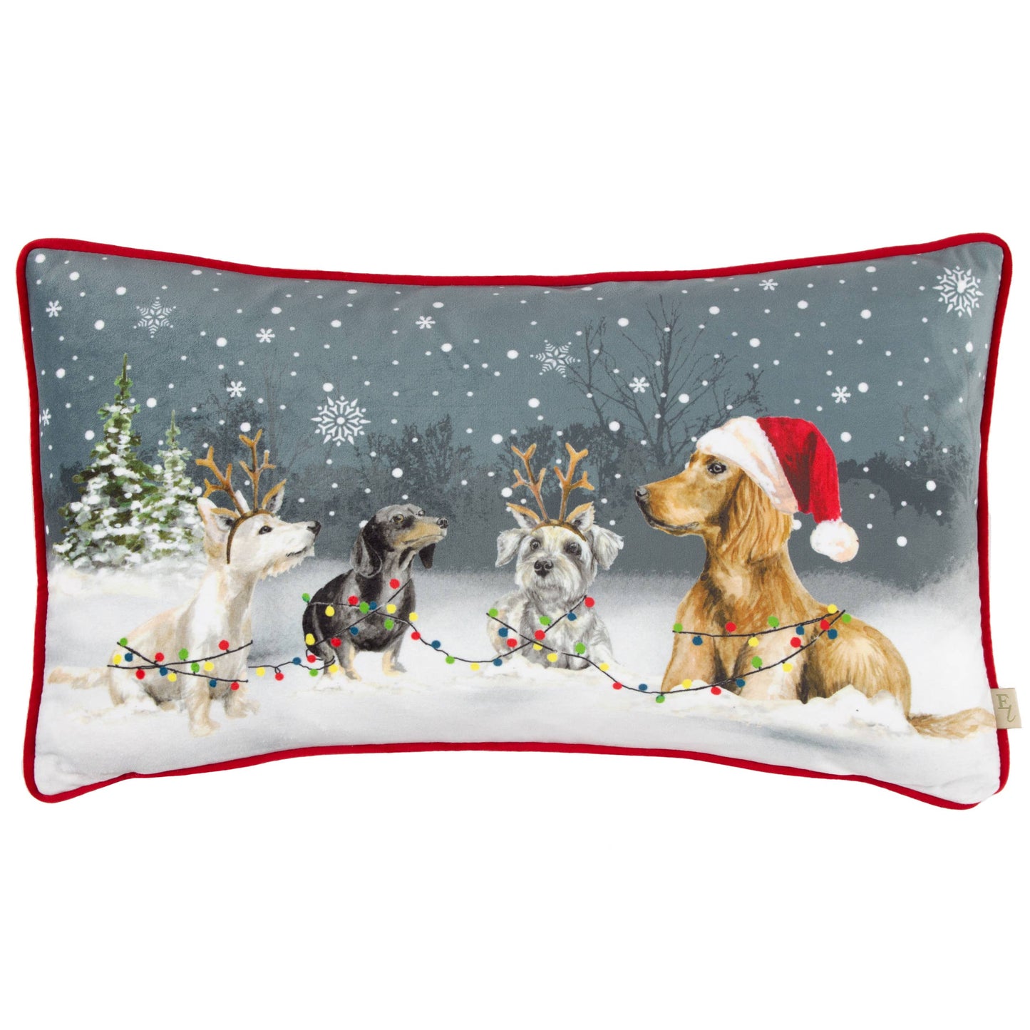 Christmas Dog Cushion