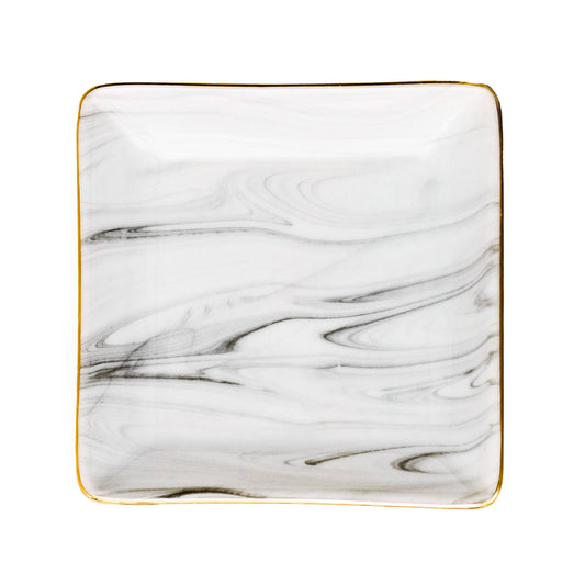 Grey Marble Jewellery Dish