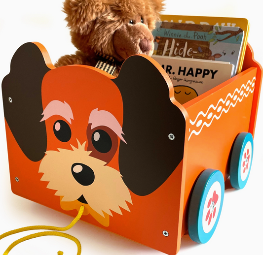 Dog Pull Along Toy Box