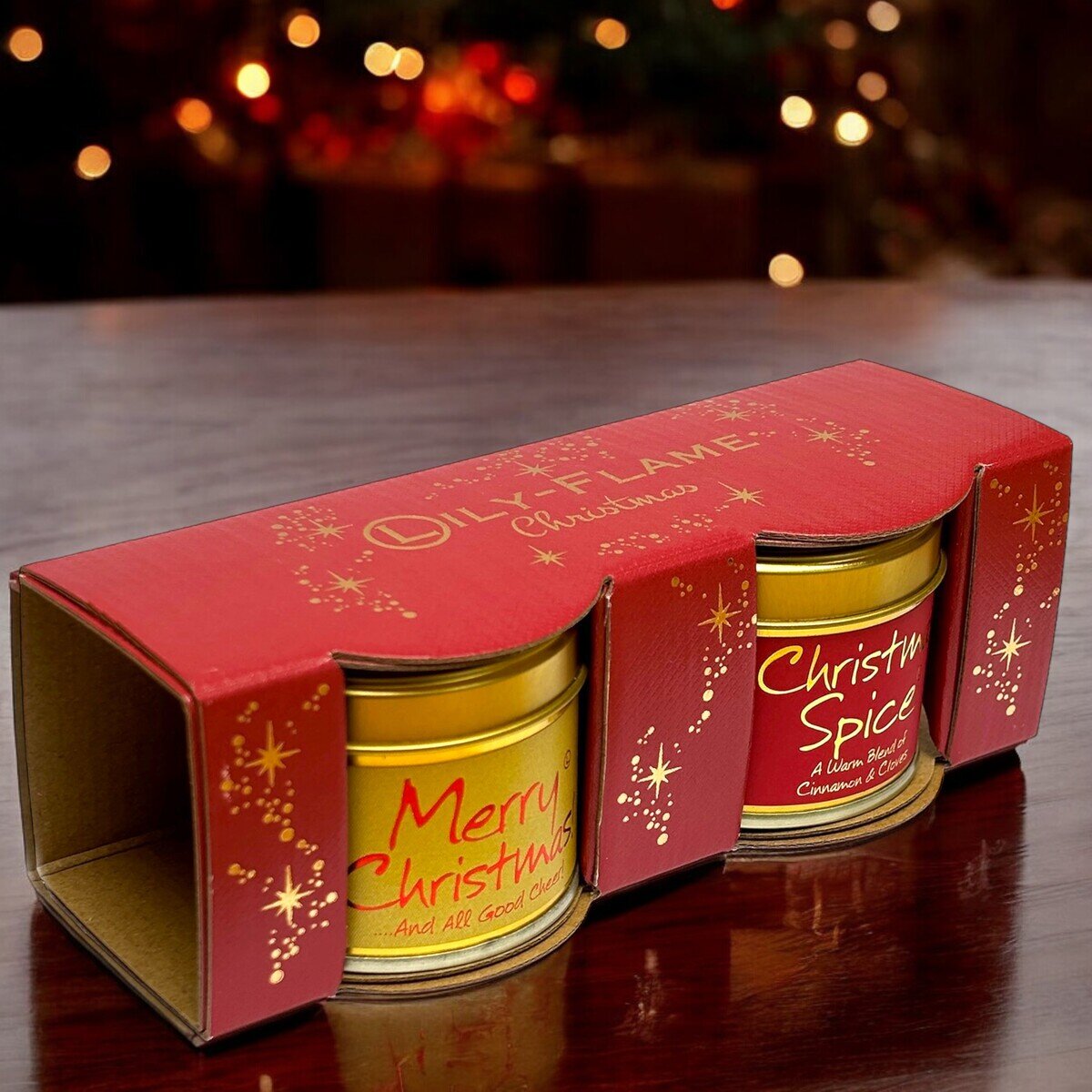 Christmas Candle Gift Set - Merry Christmas & Christmas Spice